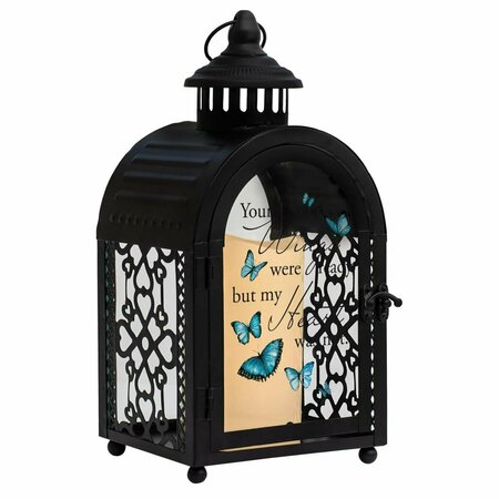 COTTAGE GARDEN Your Wings Were Ready, My Heart Lantern LTN191BK